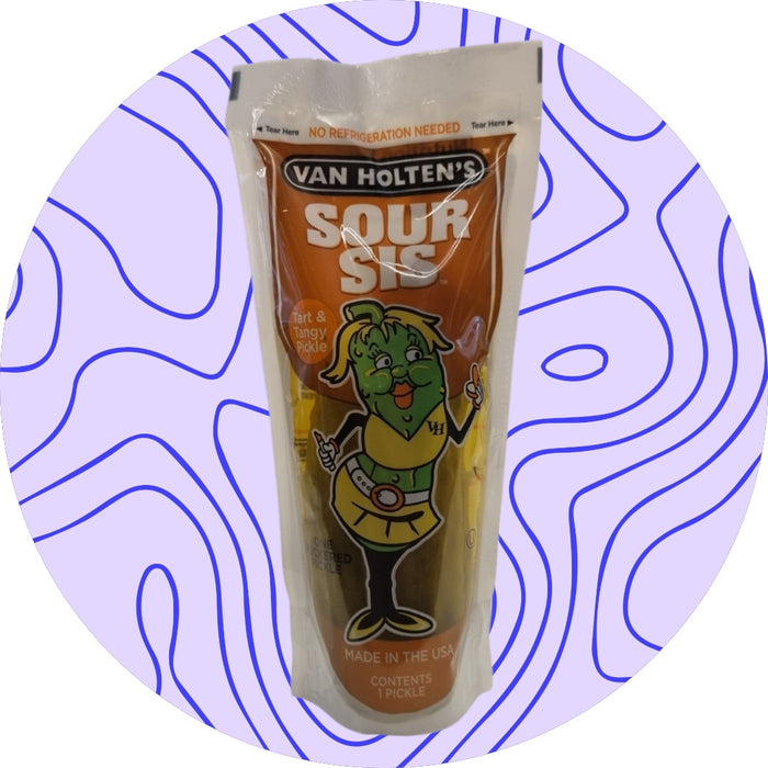 Van Holtens Jumbo Sour Sis Pickle In-A-Pouch