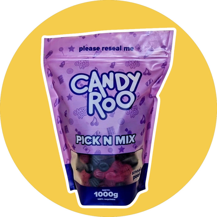 1Kg Bulk Pouch - Blackberry and Raspberry Gums