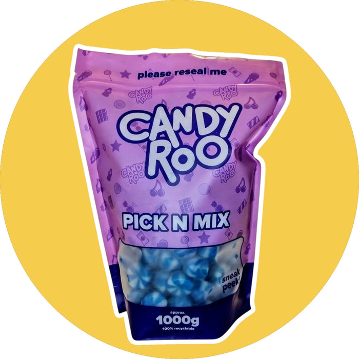 1Kg Bulk Pouch - Blue Raspberry Kiss