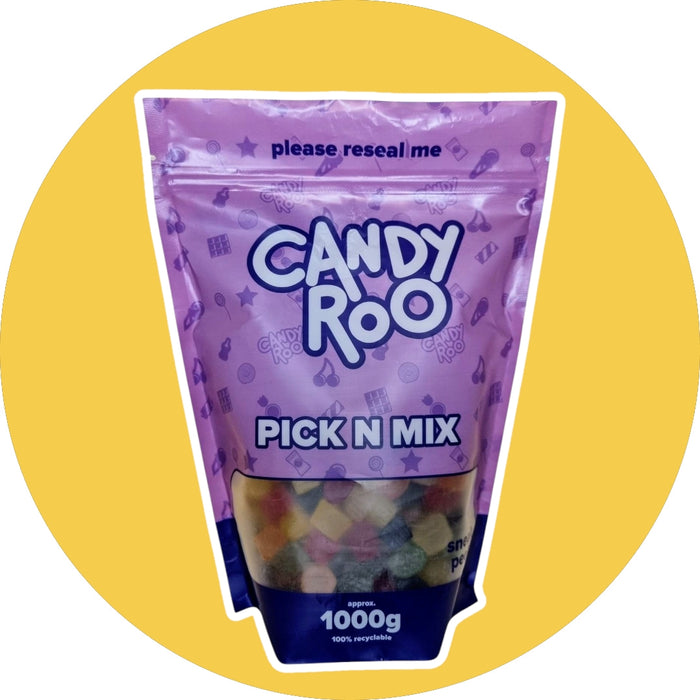 1Kg Bulk Pouch - Midget Gums