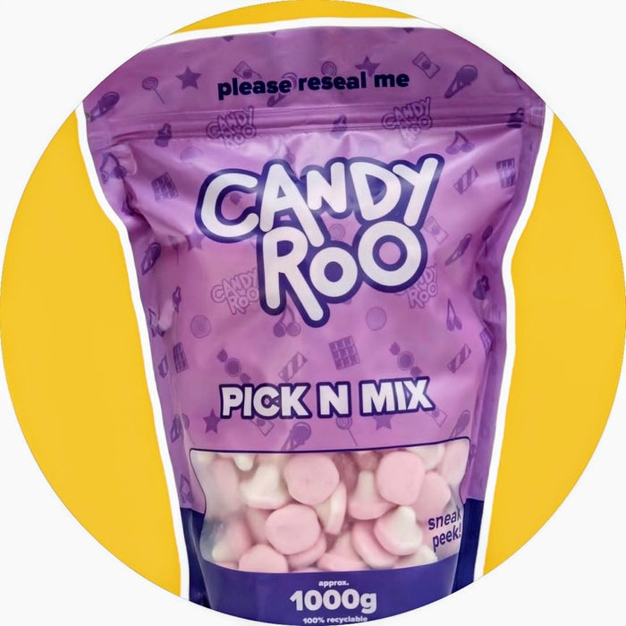 1Kg Bulk Pouch - Pink Foam Mushrooms