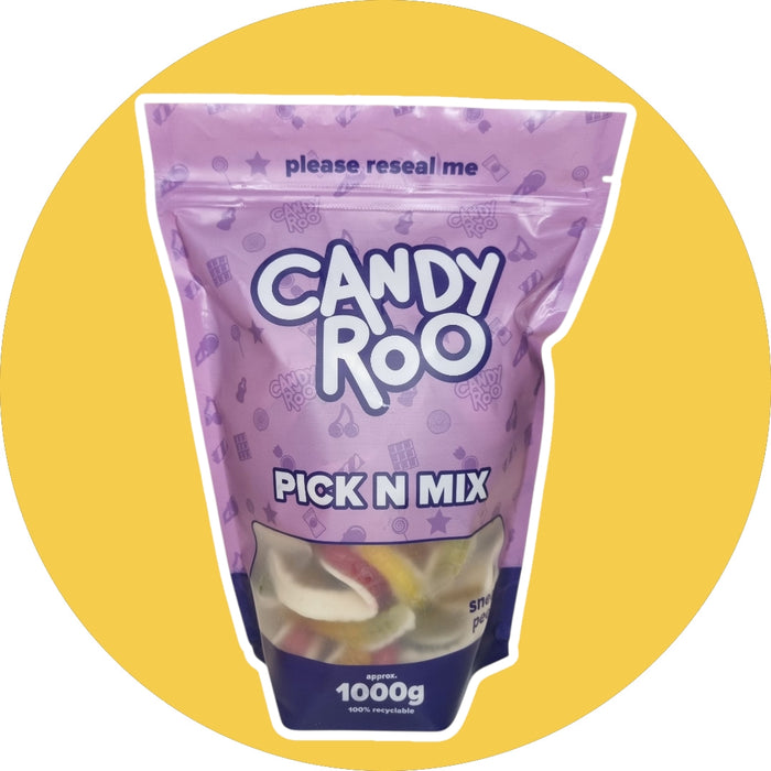 1Kg Bulk Pouch - Giant Jelly Snakes