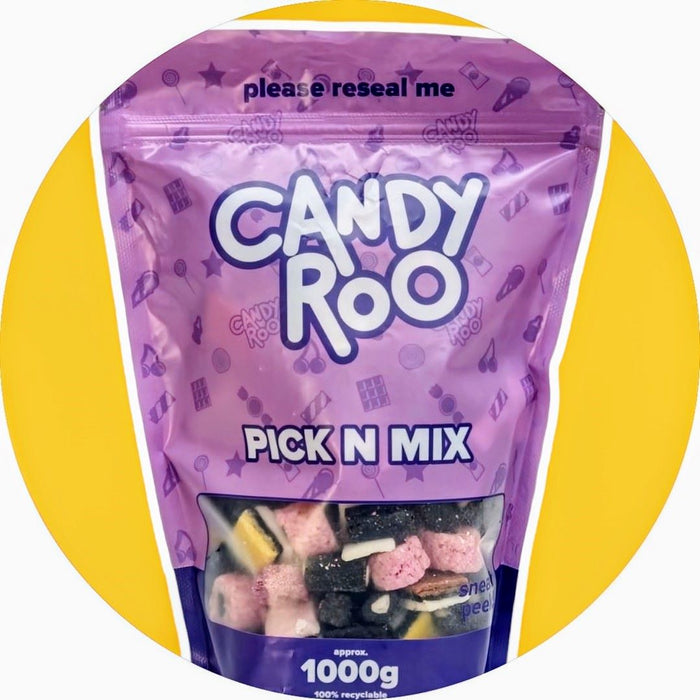 1Kg Bulk Pouch - Liquorice Allsorts