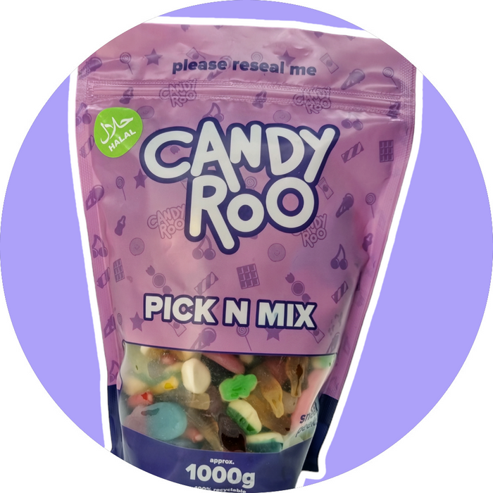 1Kg Halal Non fizzy Pick n Mix Pouch
