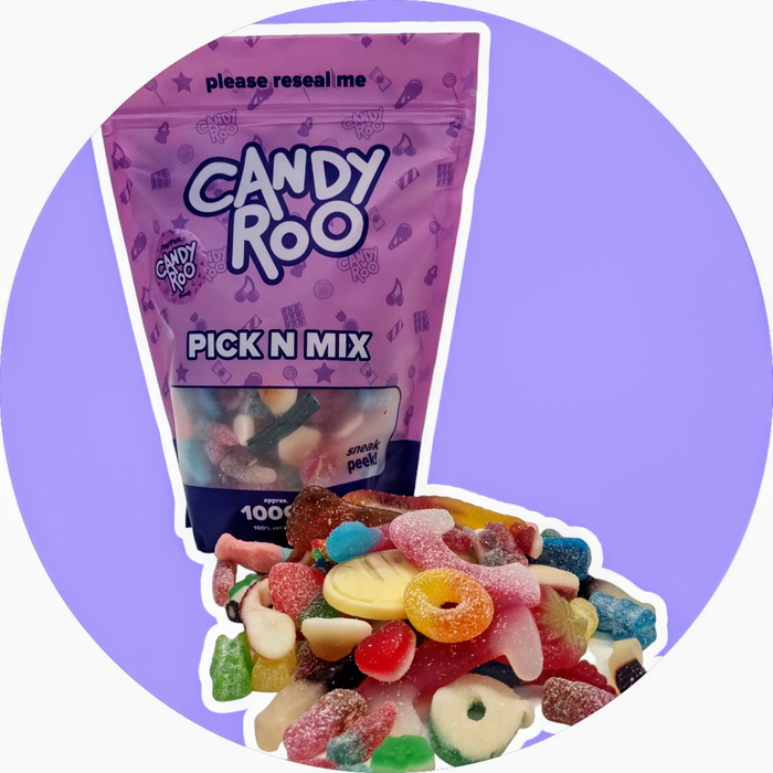 1Kg Halal Top Pick Pouch Fizzy and Jelly Sweets