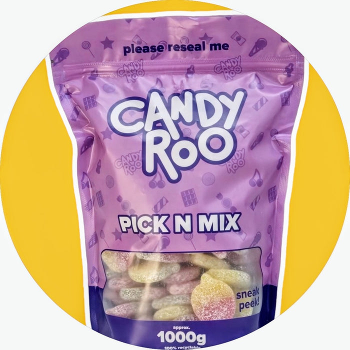 1Kg Bulk Vegan Pouch - Sour Apples