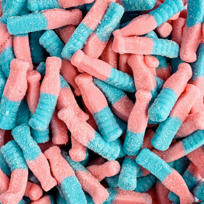 1Kg Vegan Bulk Pouch - Fizzy Bubblegum Bottles