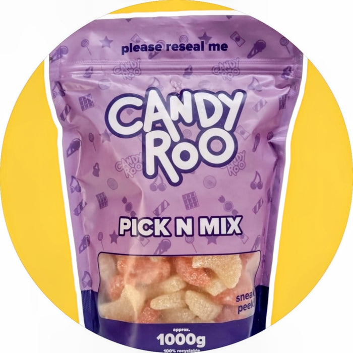 1Kg Vegan Bulk Pouch - Fizzy orange and lemon slice