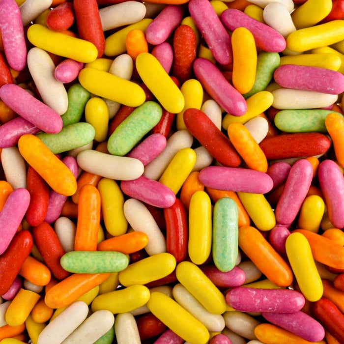 1Kg Bulk Pouch - Liquorice Comfits (Torpedoes)