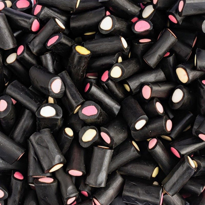 Liquorice Cream Rock 1kg Bulk Pouch
