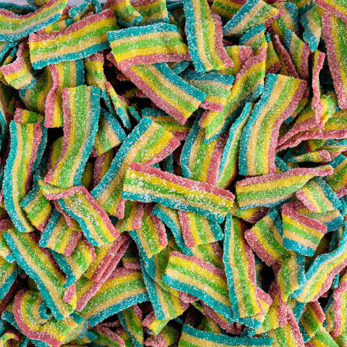 1Kg Bulk Pouch - Fizzy Rainbow Straps