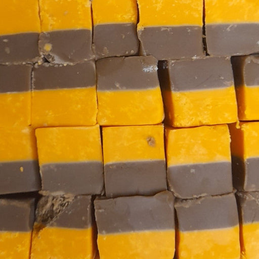 Chocolate orange fudge squares
