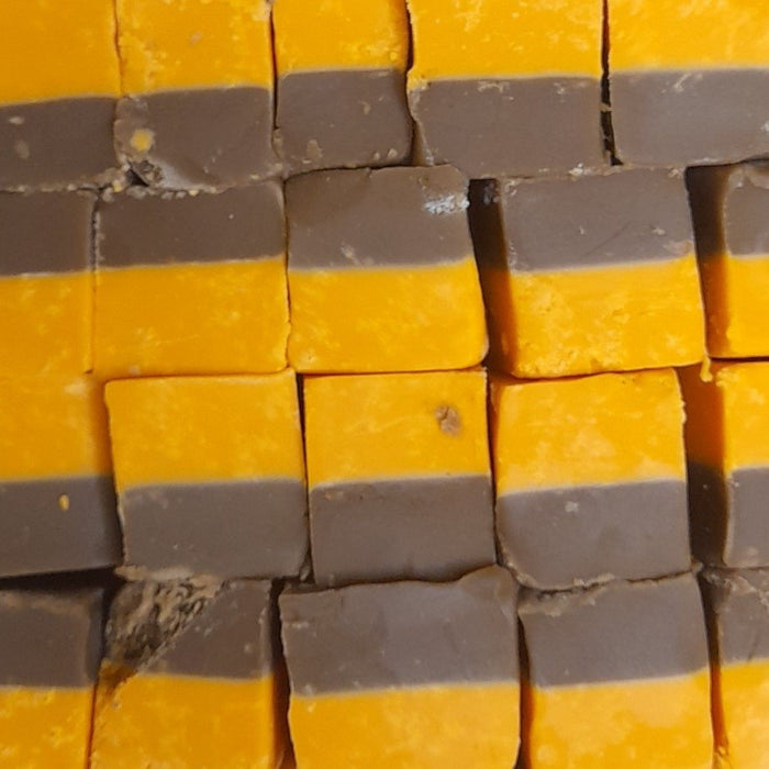 Chocolate orange fudge squares