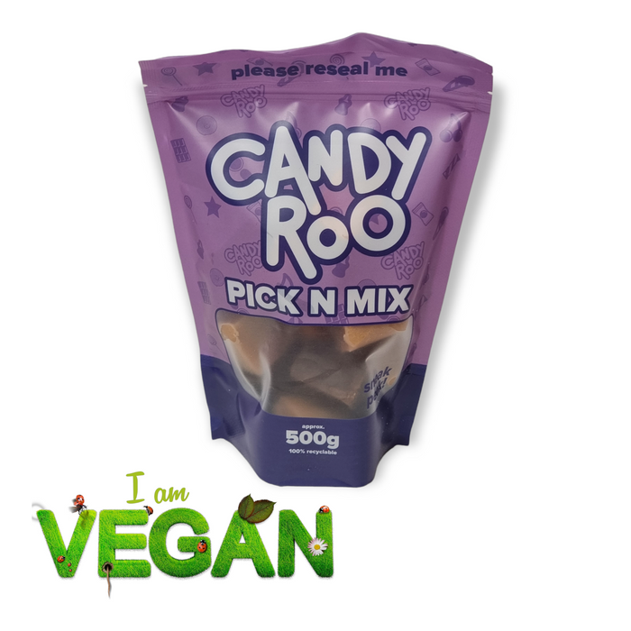 Vegan Fudge Pouch - 500g of mixed fudge