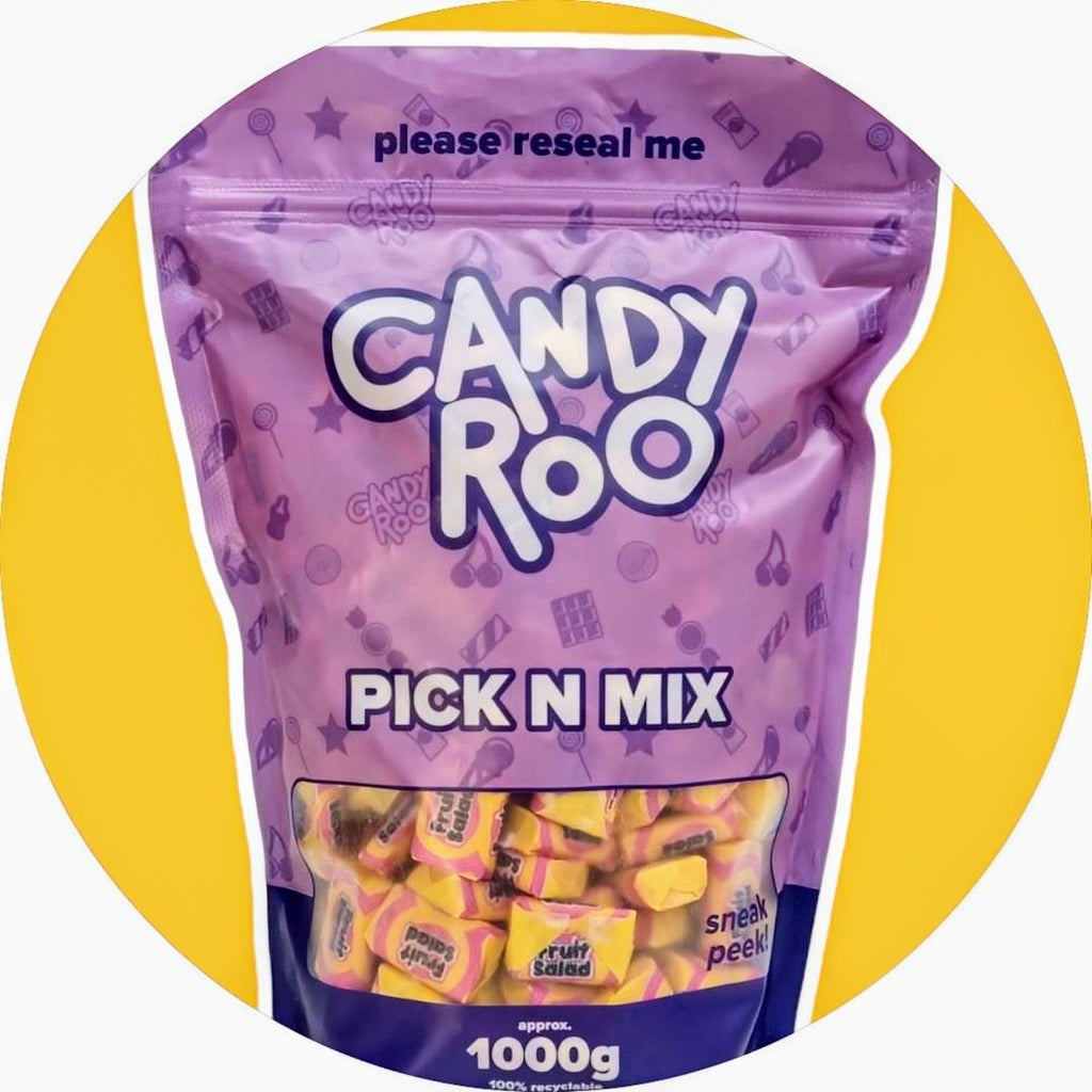 Candyroo Fruit Salad 1kg Bulk Pouch