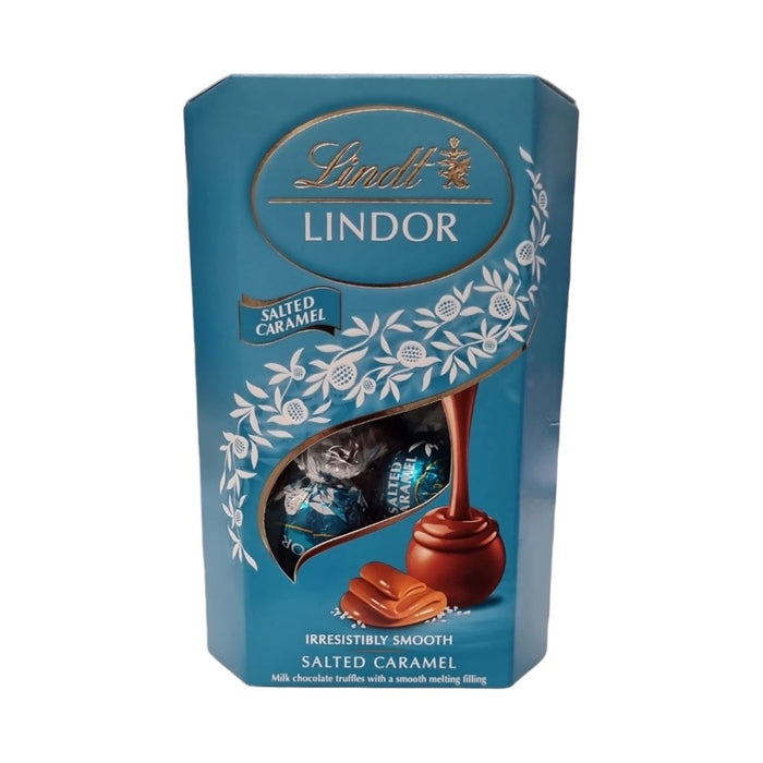 Lindt Lindor Salted Caramel Chocolate Truffles Carton 200G