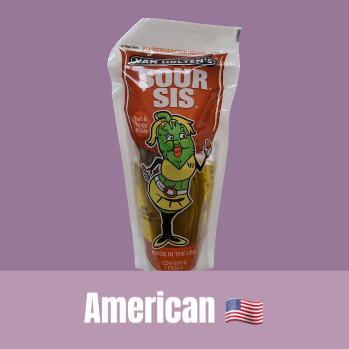 Van Holten's Sour Sis Pickle Pouch Tiktok Chamoy Kit with a Twist