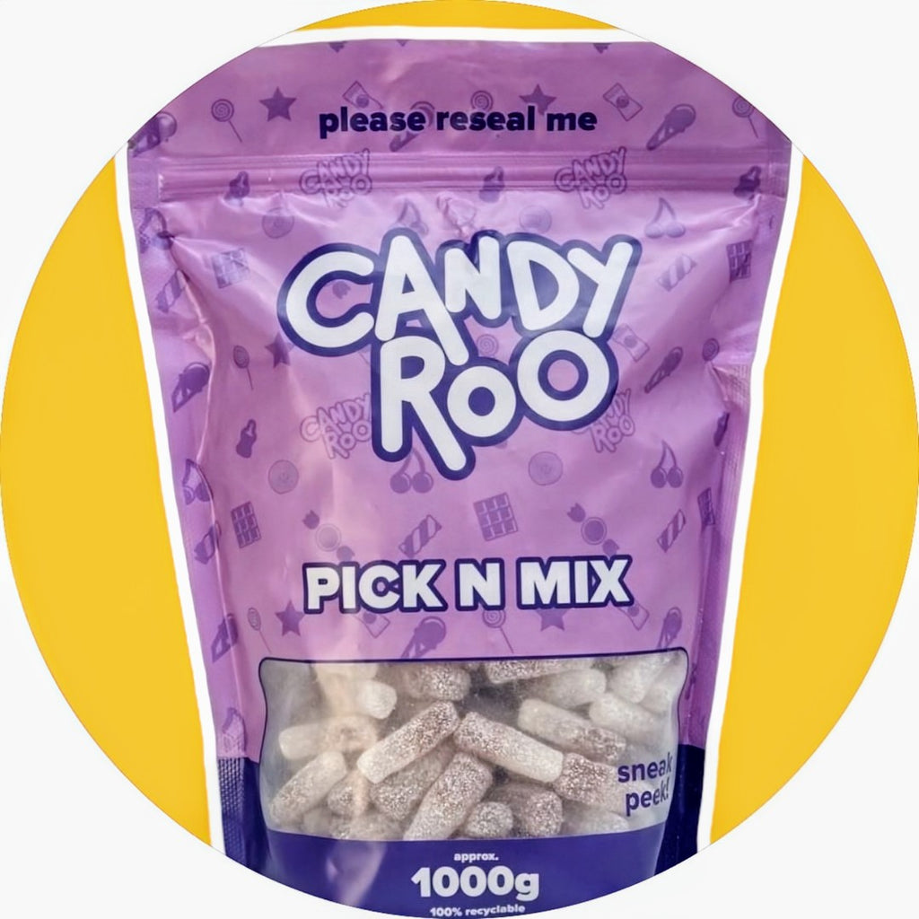 Vegan Bulk Pouch Fizzy cola bottles