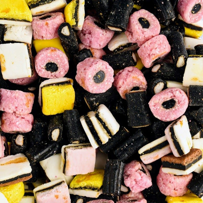 1Kg Bulk Pouch - Liquorice Allsorts