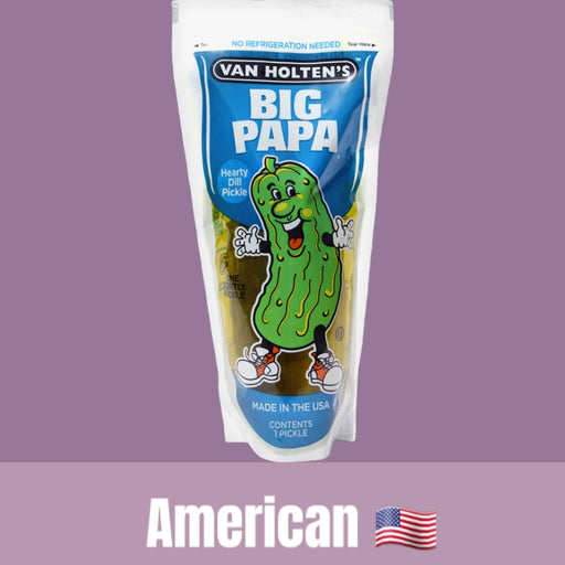 Van Holtens Jumbo Big Papa Dill Pickle In-A-Pouch 230g 1 pickle