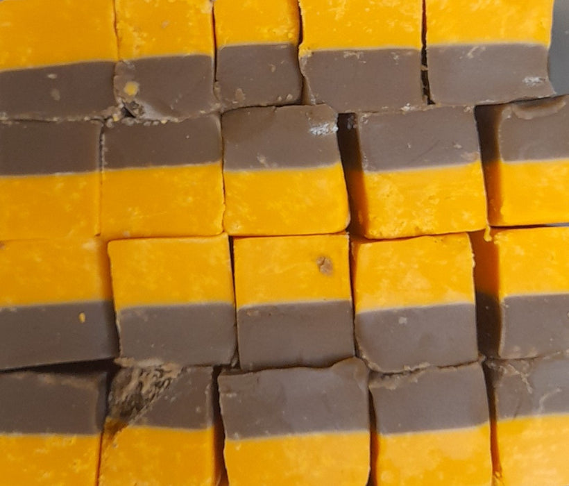 Chocolate Orange fudge squares