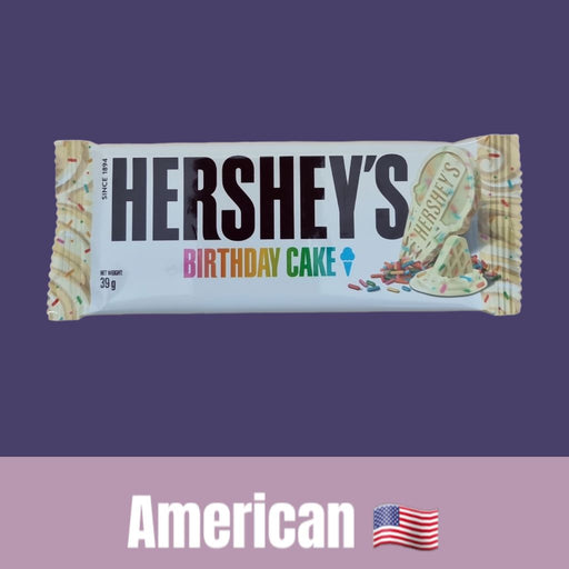 Hershey's Chocolate bar 39g Birthday Cake Flavour