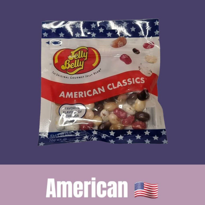 Jelly Belly Jelly Beans American Classic Flavour in a 70g resealable pouch