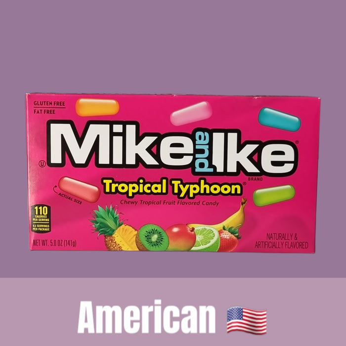 Mike and Ike Tropical Typhoon flavour box of candy 141g