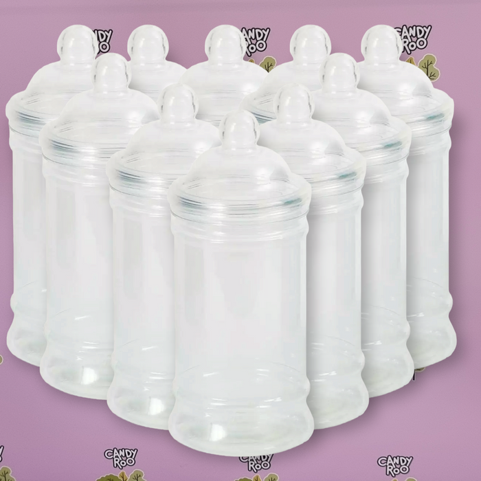 Victorian Plastic Sweet Jar 500ml (Empty – Set Of 10)
