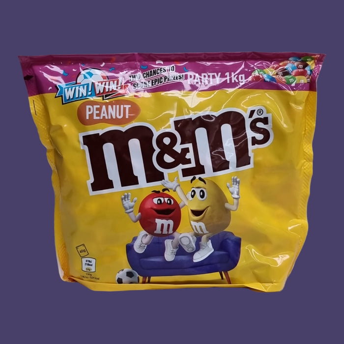 M&Ms Chocolate Peanut 1KG Party Share Bag